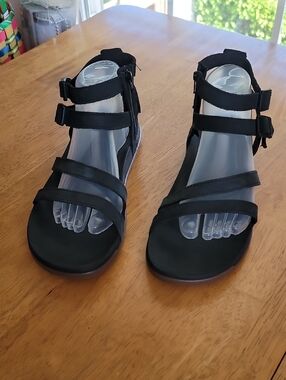 Chaco Women's Black Multi-Strap Comfort Sandals